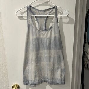 Lululemon Gray Tie-Dye Tank Top